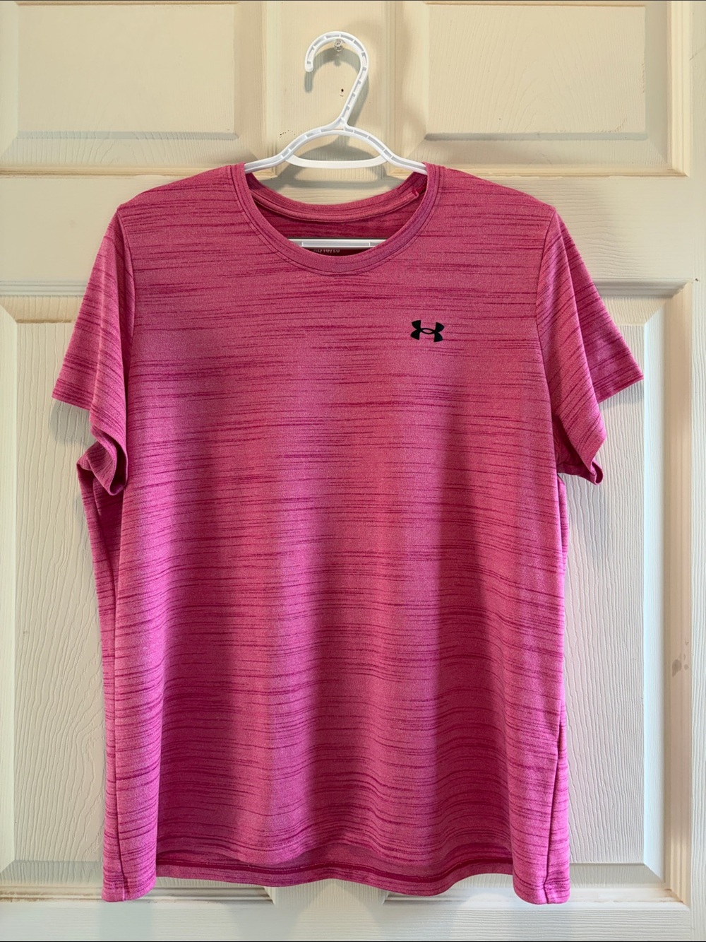 Under Armour Unisex Pink Short Sleeve Tee